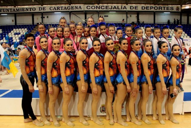 El Rítmica Cartagena, preparado para el campeonato del mundo de Estética de Grupo