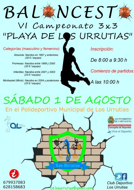 Los Urrutias acoge el Campeonato de Baloncesto 3x3