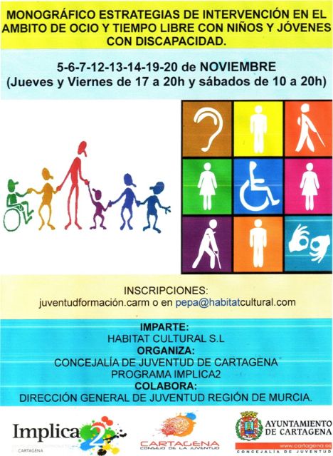 Curso Estrategias de Intervención en Ocio y Tiempo Libre con Personas con Discapacidad