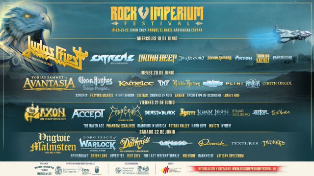 Rock Imperium suma cinco bandas a su programación y distribuye su cartel por días