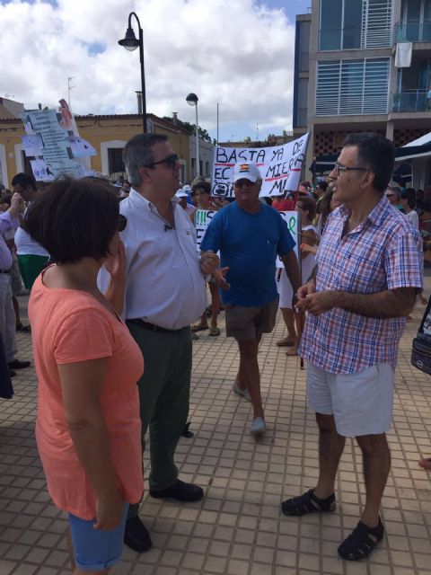 MC recuerda a Joaquín Segado que son los ciudadanos y la Fiscalía quienes les obligan a actuaren el Mar Menor