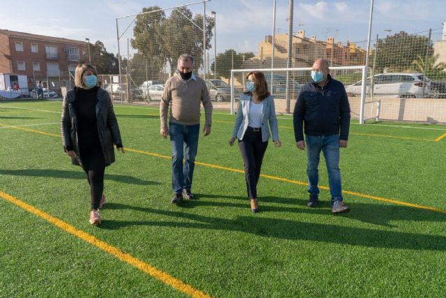 Molinos Marfagones estrena su campo de fútbol reformado