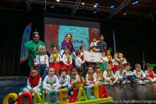 Pipiripao, Carmelitas y el instituto Elcano se reparten 3.000 euros por los mejores villancicos escolares de Cartagena