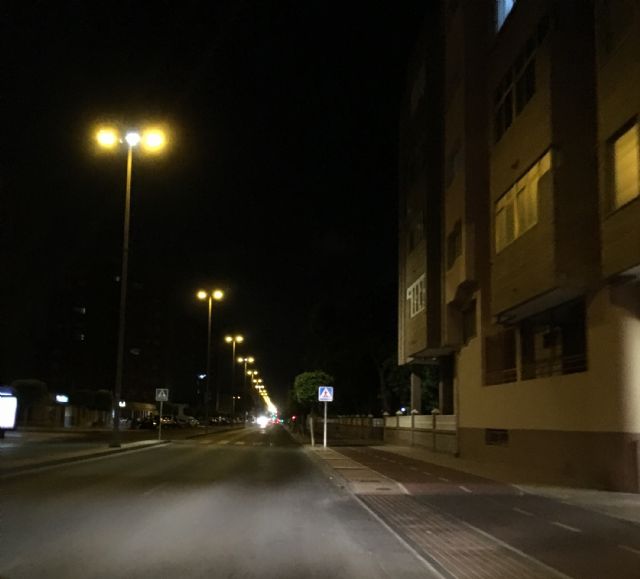Cs Cartagena pide aumentar la iluminación en el último tramo de la calle Ángel Bruna