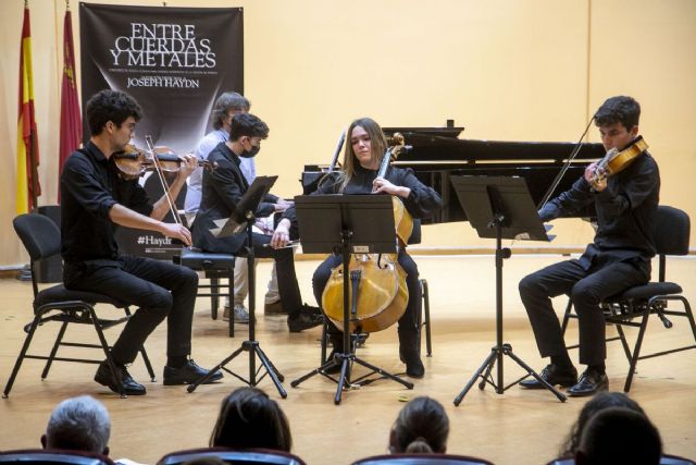 El Auditorio del Conservatorio de Cartagena acogió la final de Música de Cámara de Entre Cuerdas y Metales
