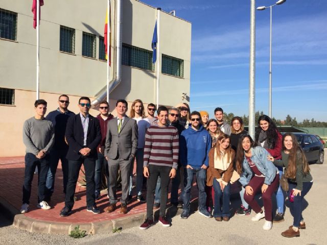 Alumnos de Criminología de la UCAM en Cartagena visitan Centro de Inserción Social Guillermo Miranda