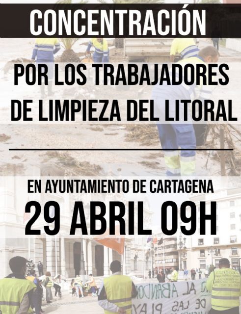 Cartagena amanece con carteles de protesta del Frente Obrero