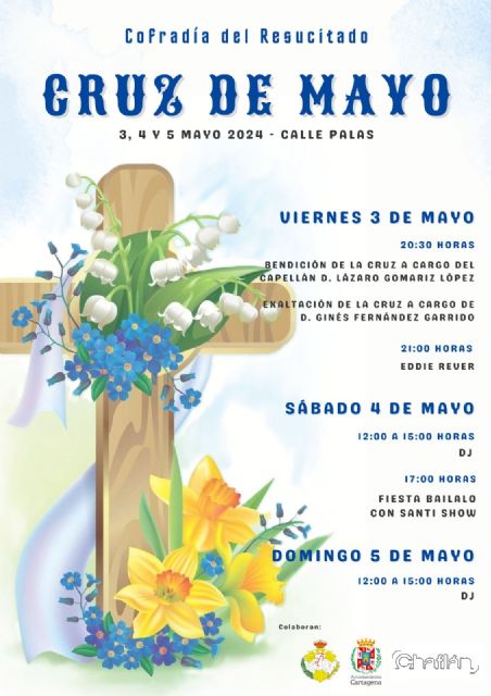 La Cruz de Mayo del Resucitado llenará la calle Palas