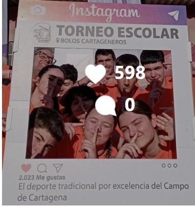 El instituto Jiménez de la Espada gana el concurso de Instagram del II Torneo `Barriendo Andana´