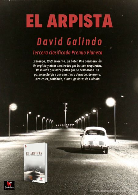 El Arpista de David Galindo protagonista en el Día del Libro