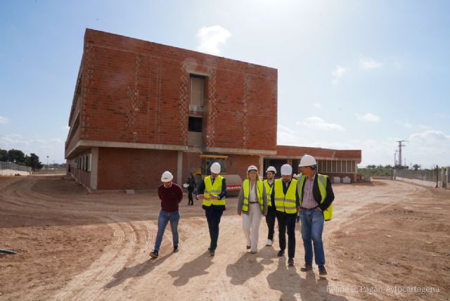 Las obras del nuevo colegio de La Aljorra terminarán el último trimestre de este año