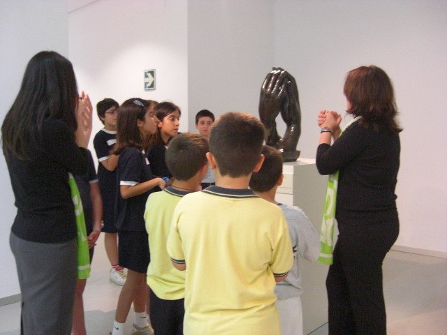 Numerosos niños participaron en las actividades paralelas programadas con motivo de la muestra