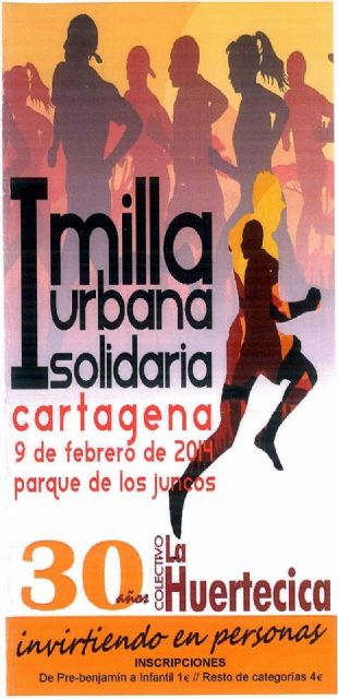 Mil personas correrán este domingo la I Milla Urbana Solidaria