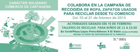 Los comercios de Cartagena fomentan el reciclaje