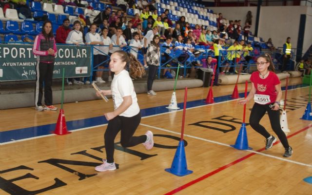 Final regional de Jugando al Atletismo en el Pabellón Central
