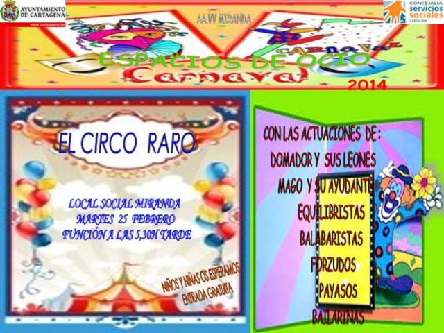 El circo llega a Cartagena de la mano de los más pequeños