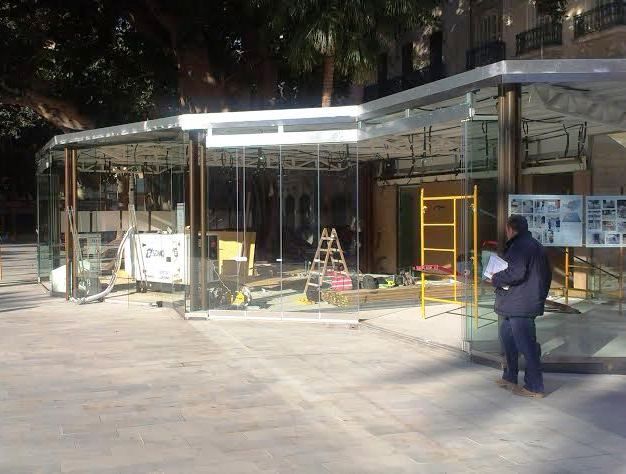 SPCT considera un despilfarro invertir 136.000 euros en el kiosco de la plaza San Francisco