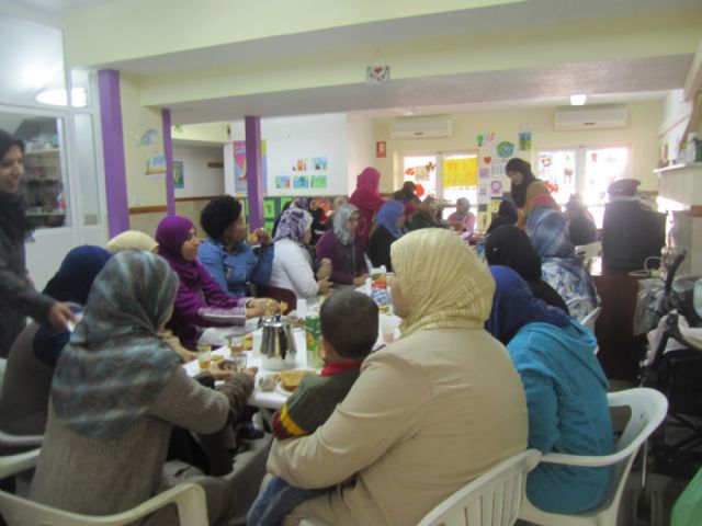 Las mujeres inmigrantes se sumaron a la celebración del 8 de marzo