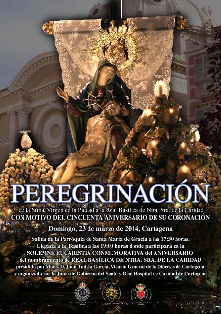 Cartagena celebra el 50 aniversario de la coronación de la Virgen de la Piedad
