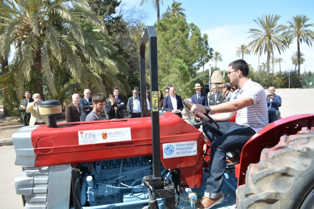 La Politécnica de Cartagena desarrolla un mecanismo automático para evitar aplastamientos de tractoristas