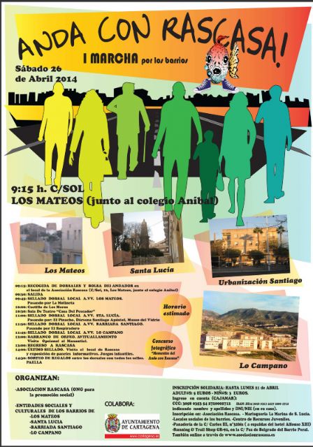 Anda con Rascasa por los barrios de Santa Lucía, Los Mateos, Santiago y Lo Campano