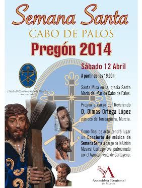 Cabo de Palos comienza su Semana Santa este sábado con el pregón