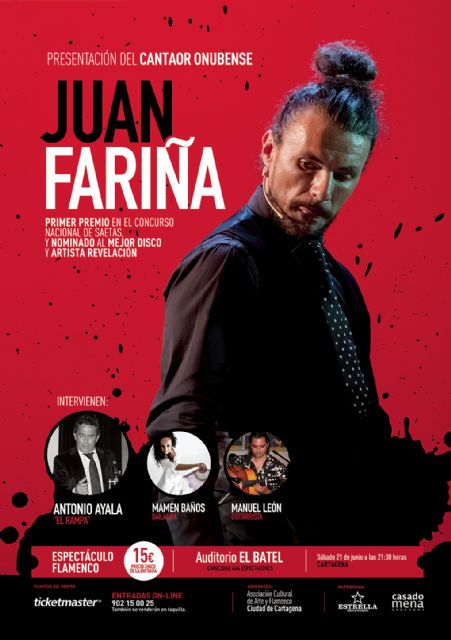 Juan Fariña, cantaor revelación de 2013, en El Batel