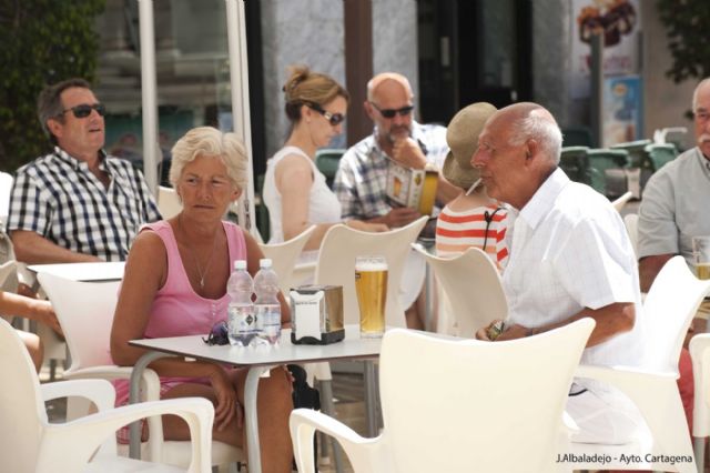 Los mil cruceristas del Balmoral han pasado la jornada visitando Cartagena