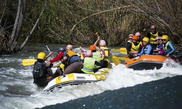 Rafting por el río Segura desde Cieza a Blanca con el programa TLA