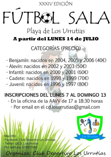 Los Urrutias celebra su XXXIV Campeonato de Fútbol Sala