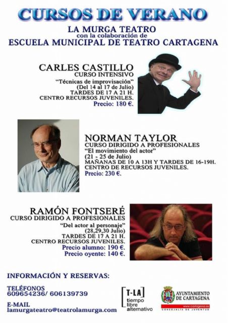 Cursos intensivos de teatro este julio para dominar la escena