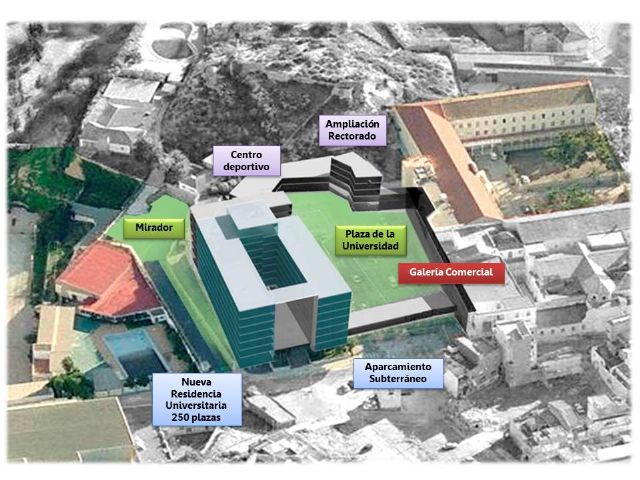 El antiguo edificio administrativo del Ayuntamiento se convertirá en una residencia universitaria con 250 plazas