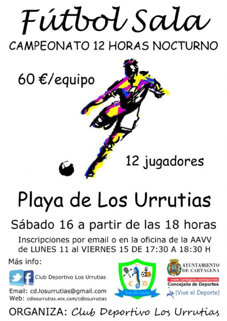 Doce horas de fútbol sala en la playa de Los Urrutias