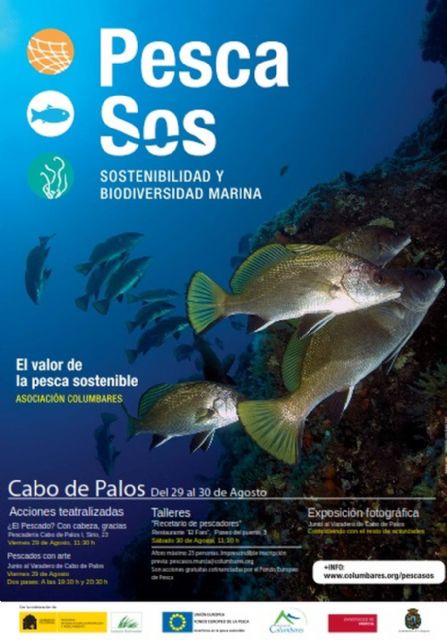 PescaSos recala en Cabo de Palos para concienciar a vecinos y turistas