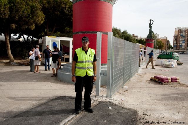Todo listo para la apertura de puertas del Campamento festero
