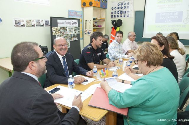 Los escolares vuelven al aula de Educación Vial