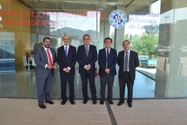 La Universidad Politécnica de Cartagena y Banco Santander refuerzan su colaboración con la Cátedra de Emprendimiento