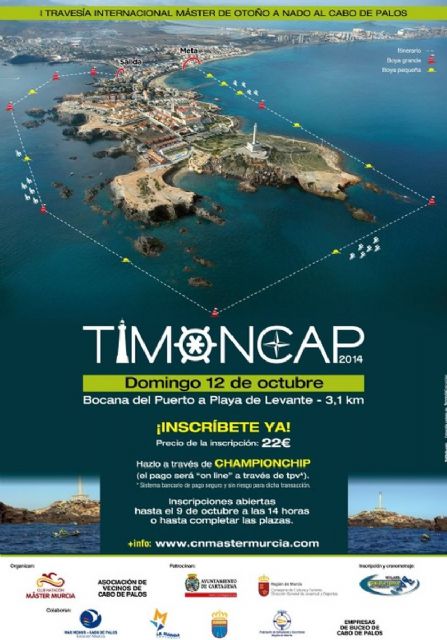 La travesía internacional Timoncap rodeará a nado Cabo de Palos