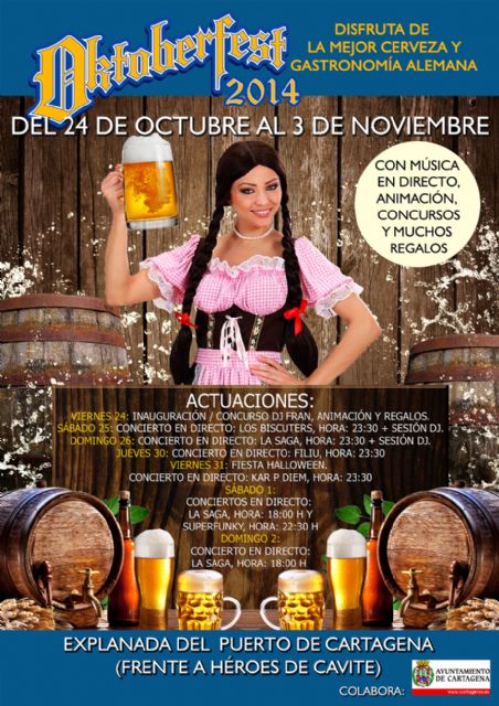 La mejor cerveza y gastronomía alemana vuelven al puerto con la Oktoberfest