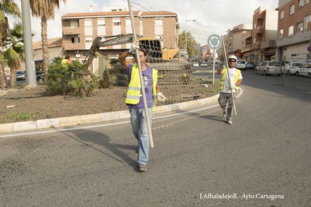Comienzan las obras en calle Alfonso XIII de Los Dolores