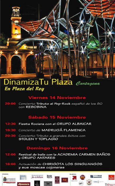 Dinamiza tu plaza regresa este fin de semana al centro