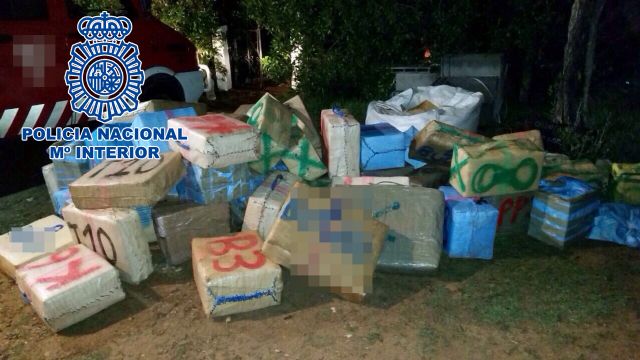 Interceptado en Portugal un camión hormigonera con 2,1 toneladas de hachís con destino España