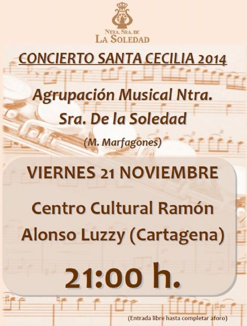 La banda de Molinos Marfagones honra a la patrona de los músicos