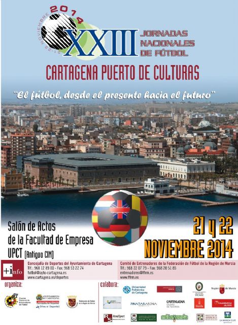 Arrancan este viernes las XXIII Jornadas Nacionales de Fútbol en la UPCT