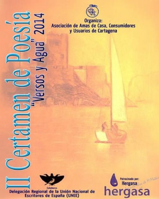 Los ganadores del concurso poético Versos y Agua reciben su premio este viernes