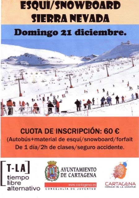 Esquí y Snowboard con el TLA en Sierra Nevada