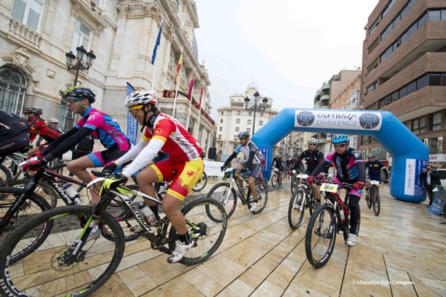 La I Carthago MTB Challenge sube al podio al deportista local Ismael Sánchez