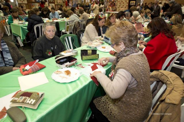 El Patchwork puso la nota decorativa de la Navidad en Cartagena
