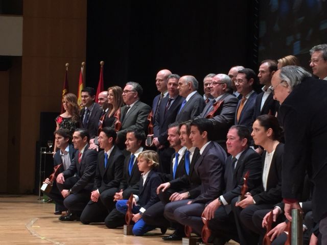 Los cartageneros Andrés Lledó y Patricia Llaguno brillaron en la Gala del Deporte