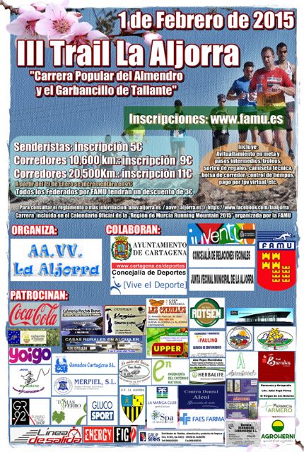 El 1 de febrero, La Aljorra inaugura la Running Mountain